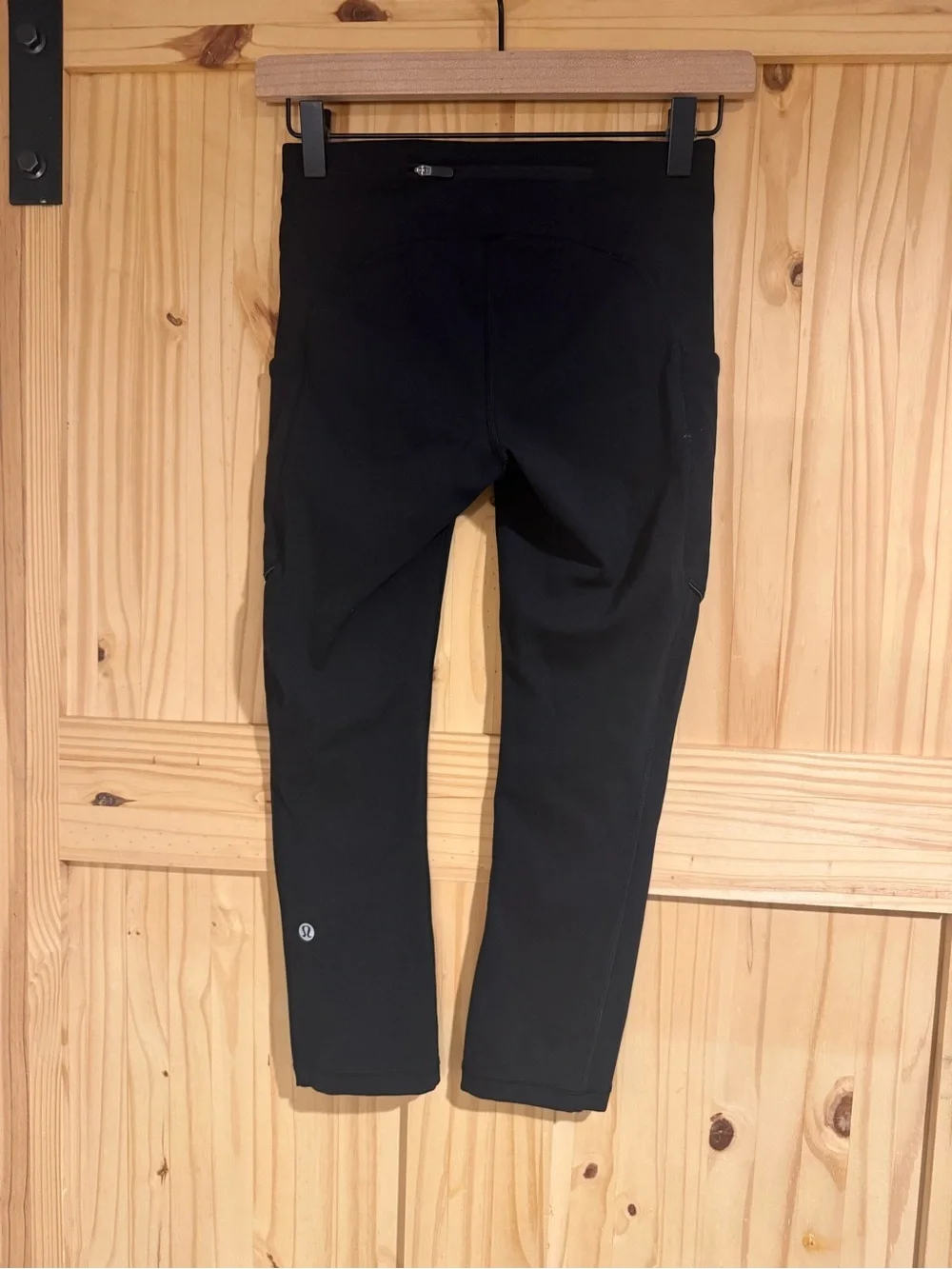 lululemon Black Speed Up Crop Leggings Size 4